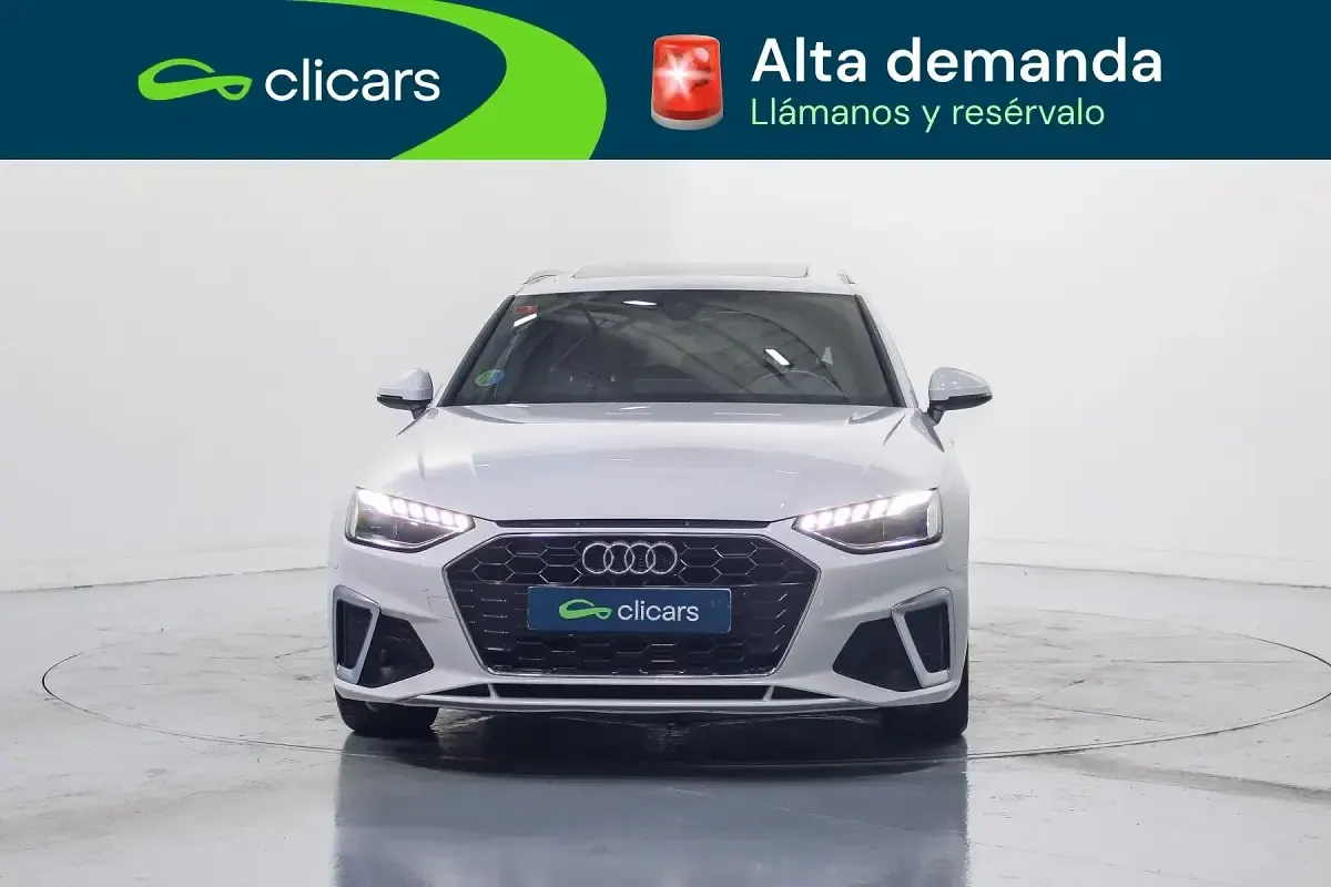 Usado Audi A4 S-Line 204 CV (150 kW) 2021 Blanco Familiar