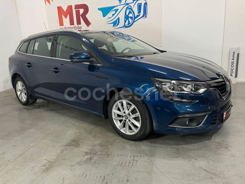 Usado Renault Mégane GrandTour Business 95 CV (69 kW) 2019 Azul Familiar