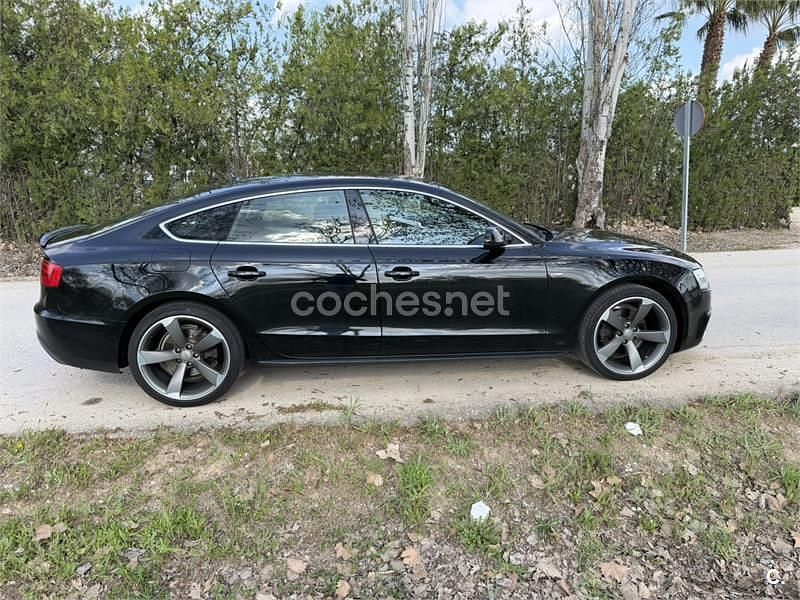 Usado Audi A5 Sportback Advanced 150 CV (110 kW) 2014 Negro Utilitario