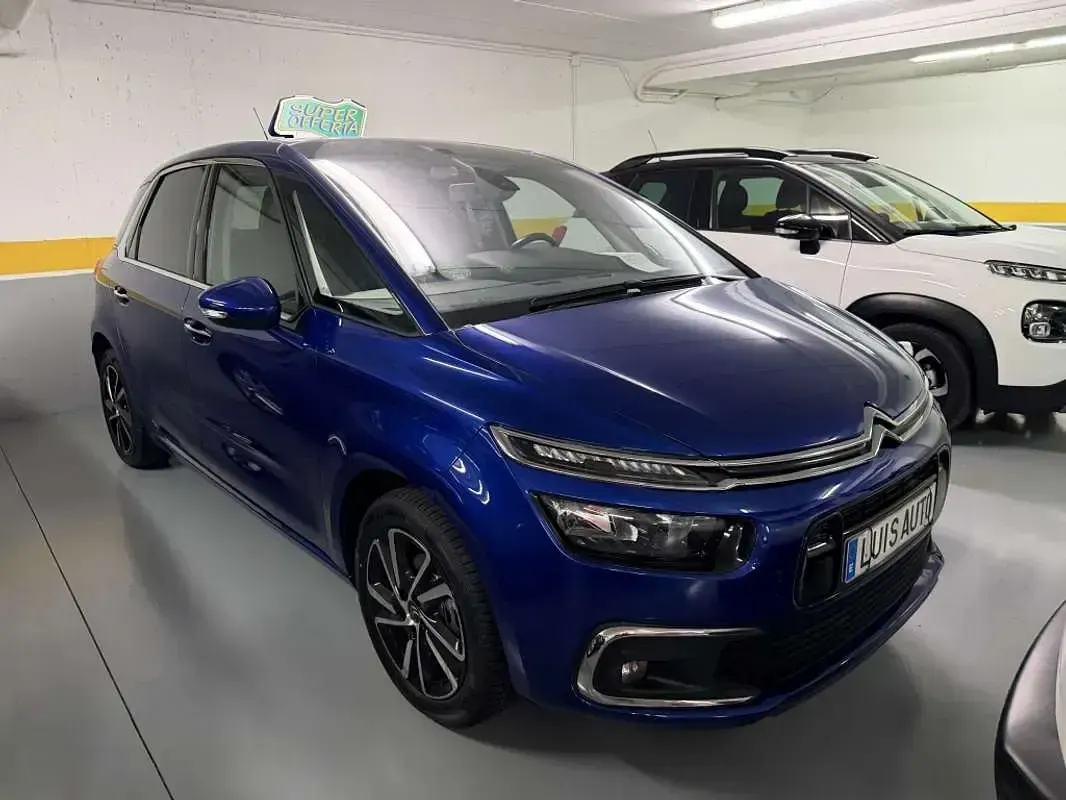 Usado Citroën C4 Picasso Shine 120 CV (88 kW) 2018 Azul Monovolumen