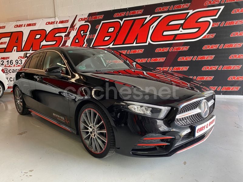 Negro Usado 2018 Mercedes A200 AMG Berlina | 22.992 € (Precio justo) - Imagen 1/4