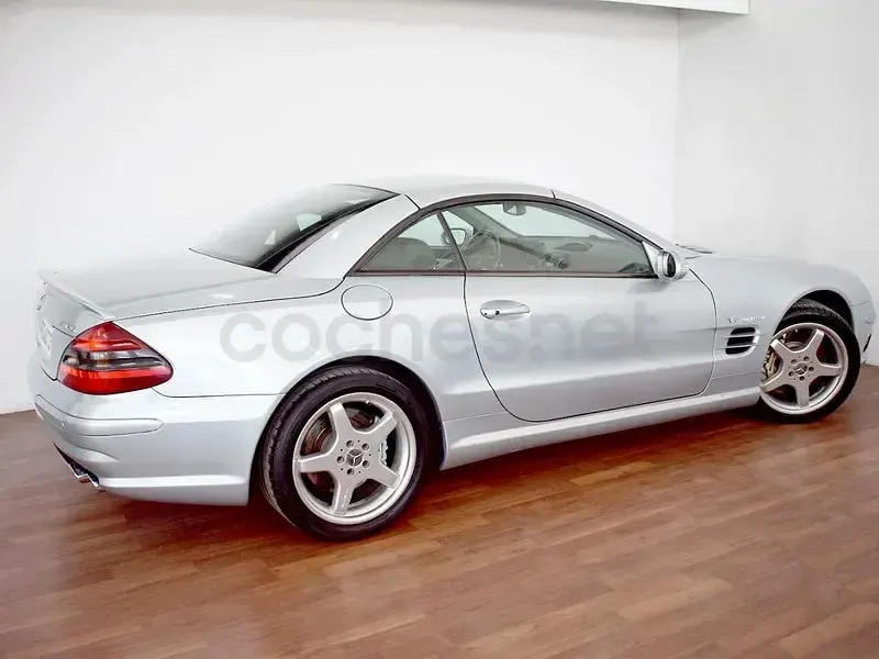 Usado Mercedes SL55 AMG AMG 500 CV (367 kW) 2002 Gris / plata Descapotable