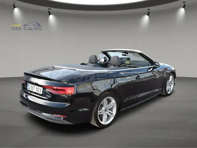 Usado Audi A5 Cabriolet S-Line 218 CV (160 kW) 2017 Negro Descapotable