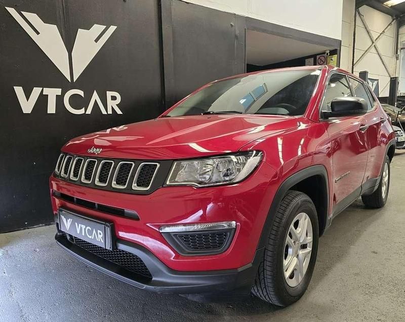 Rojo Usado 2017 Jeep Compass Sport SUV | 13.990 € (Precio justo) - Imagen 1/4