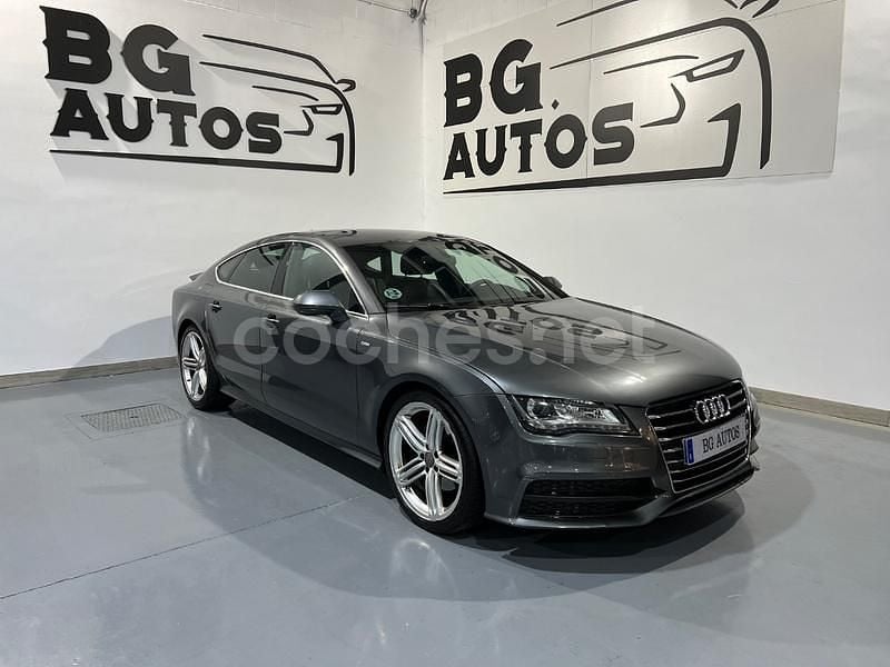 Gris / plata Usado 2014 Audi A7 Sportback S-Line Utilitario | 18.499 € (Precio justo) - Imagen 1/4