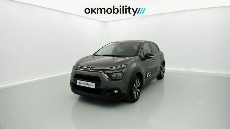 Gris platino / negro Usado 2023 Citroën C3 Shine Utilitario | 11.960 € (Buen precio) - Imagen 1/4