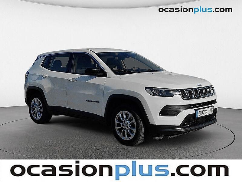 Usado Jeep Compass Longitude 130 CV (95 kW) 2022 Blanco SUV