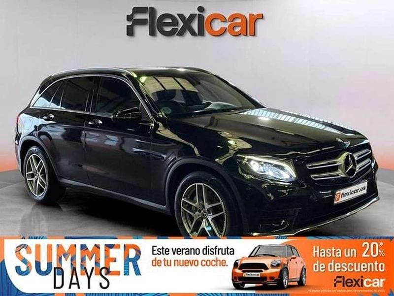 Negro Usado 2017 Mercedes GLC220 AMG line SUV | 24.490 € (Super precio) - Imagen 1/4