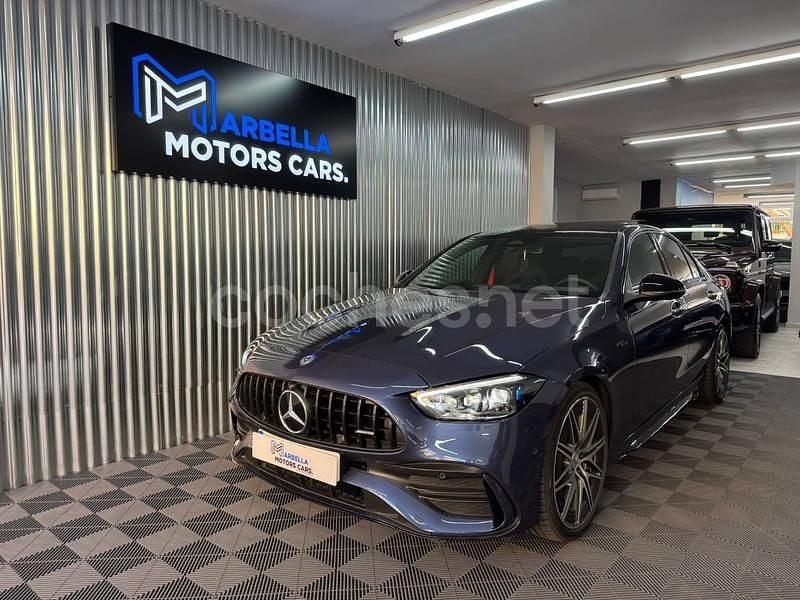 Azul Usado 2024 Mercedes C43 AMG Berlina | 75.990 € (Precio justo) - Imagen 1/4