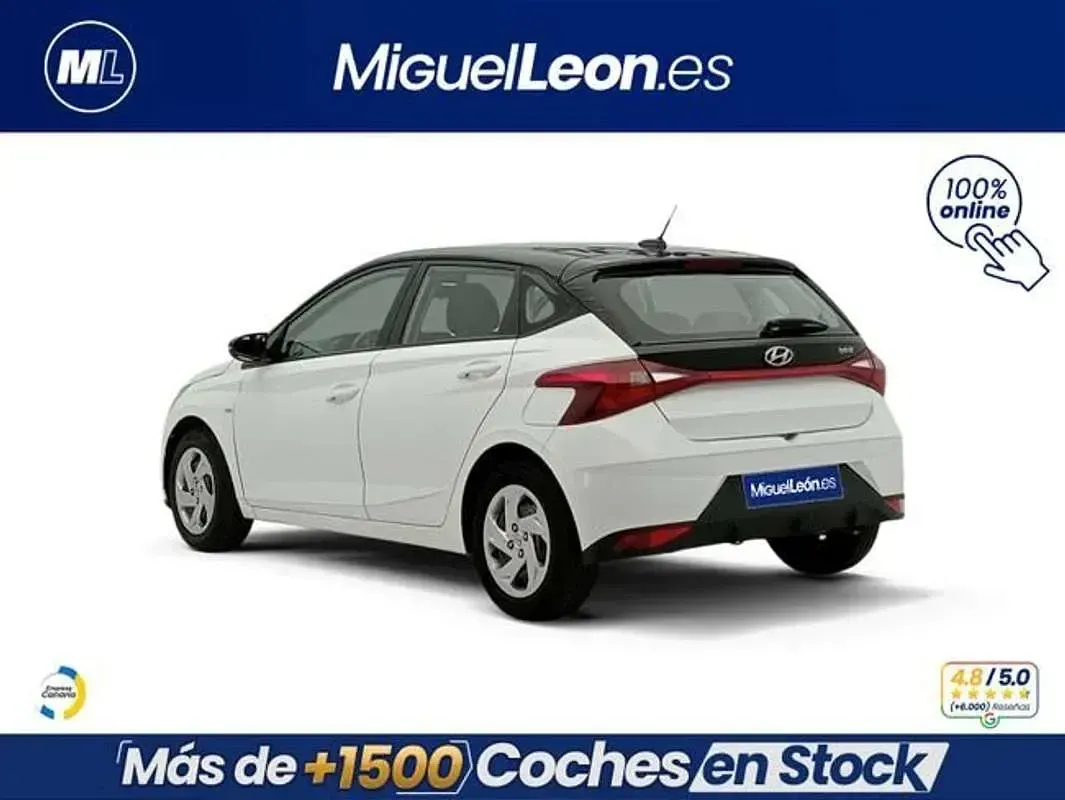 Usado Hyundai i20 101 CV (74 kW) 2021 Blanco Utilitario