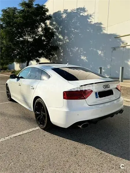 Usado Audi A5 Sportback 204 CV (150 kW) 2013 Blanco Utilitario