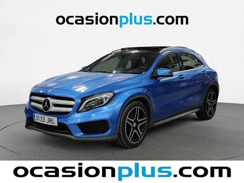 Azul Usado 2016 Mercedes GLA200 AMG line SUV | 21.300 € (Precio justo) - Imagen 1/4