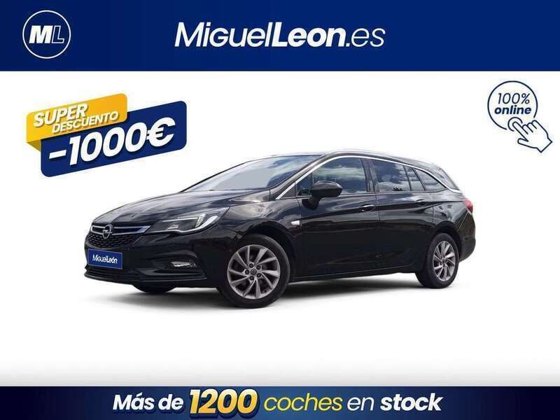 Negro Usado 2019 Opel Astra Dynamic Familiar | 12.985 € (Un poco caro) - Imagen 1/3