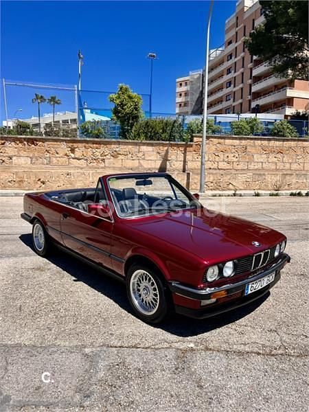 Usado BMW 325 Cabriolet 170 CV (125 kW) 1990 Granate Descapotable