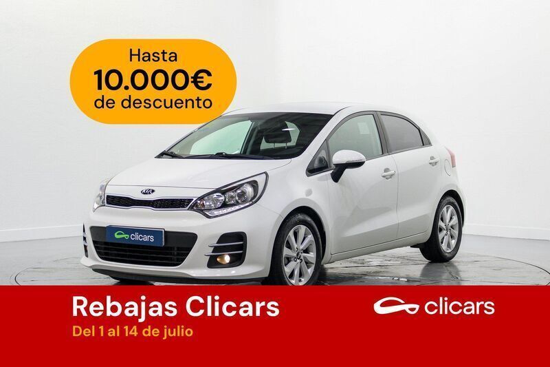 Blanco Usado 2016 Kia Rio Berlina | 9190 € (Precio justo) - Imagen 1/4