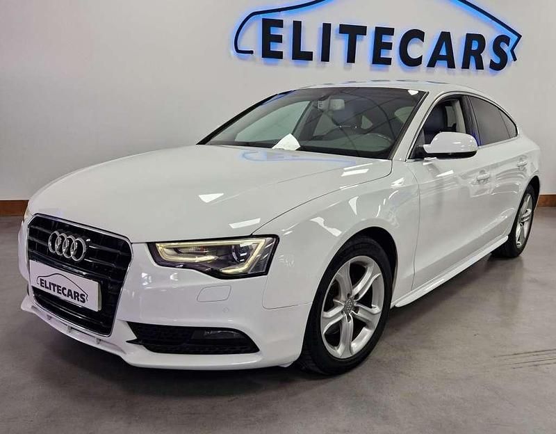 Usado Audi A5 Sportback 190 CV (139 kW) 2015 Blanco Utilitario