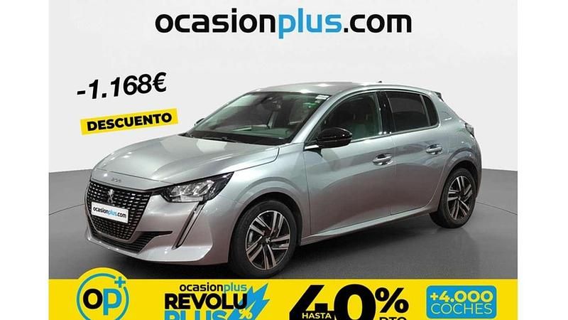 Usado Peugeot 208 Allure 102 CV (75 kW) 2023 Gris Utilitario