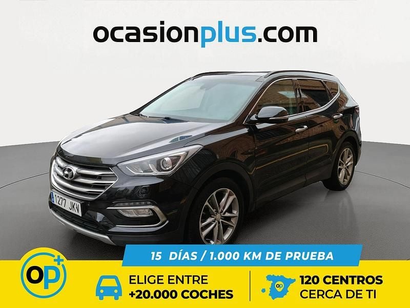 Negro Usado 2015 Hyundai Santa Fe Style SUV | 17.900 € (Precio justo) - Imagen 1/4