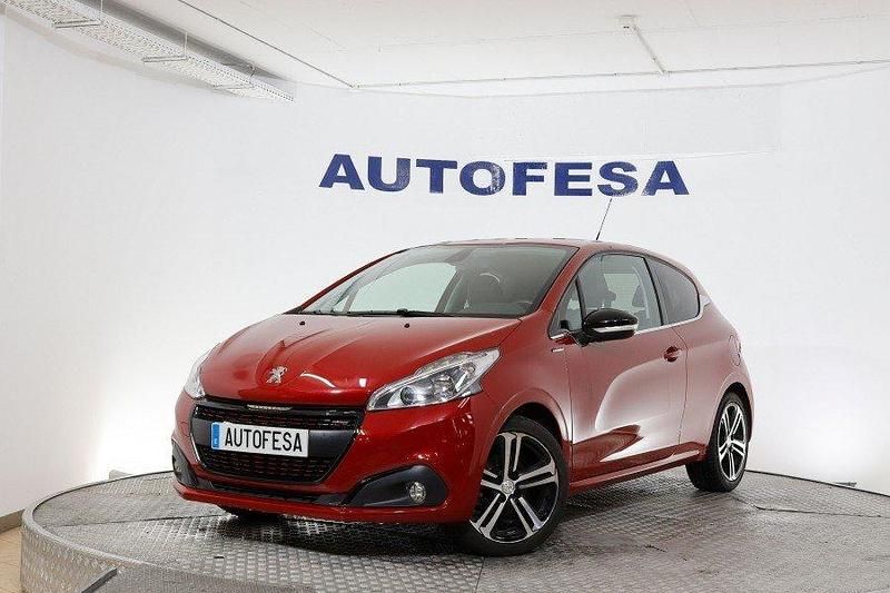 Usado Peugeot 208 GT-line 110 CV (80 kW) 2017 Rojo Utilitario