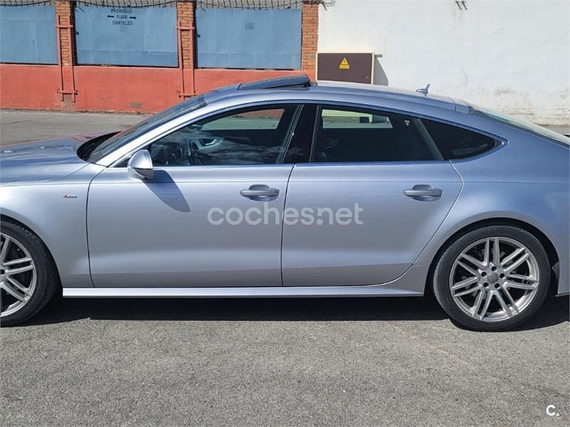 Usado Audi A7 Sportback 218 CV (160 kW) 2014 Gris / plata Utilitario