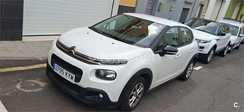 Usado Citroën C3 PureTech 82 CV (60 kW) 2019 Blanco Utilitario