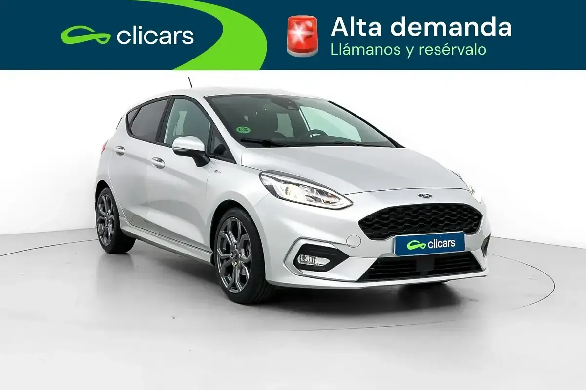 Usado Ford Fiesta ST-Line 100 CV (73 kW) 2018 Gris / plata Utilitario