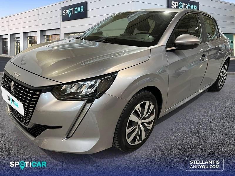 Usado Peugeot 208 Active 100 CV (73 kW) 2020 Gris Utilitario