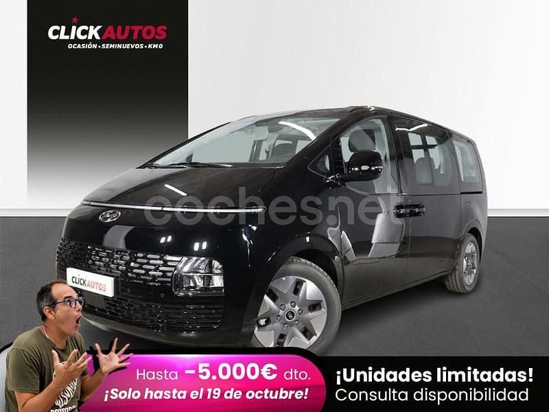 Negro Usado 2023 Hyundai Staria Van | 39.250 € (Buen precio) - Imagen 1/4