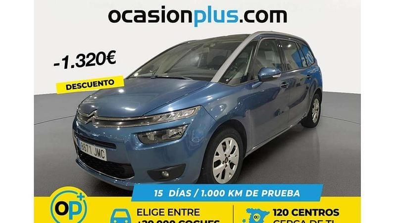 Usado Citroën C4 Picasso Feel 120 CV (88 kW) 2016 Azul Monovolumen