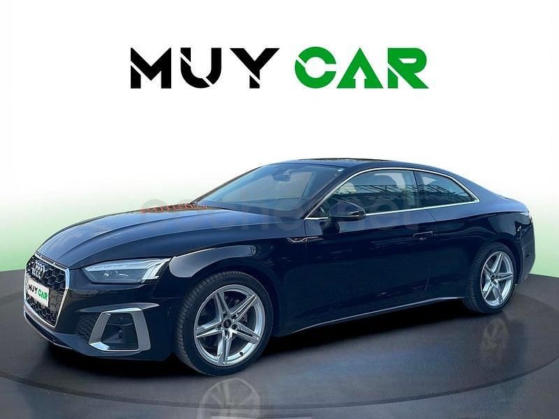 Usado Audi A5 S-Line 163 CV (119 kW) 2021 Negro Coupe