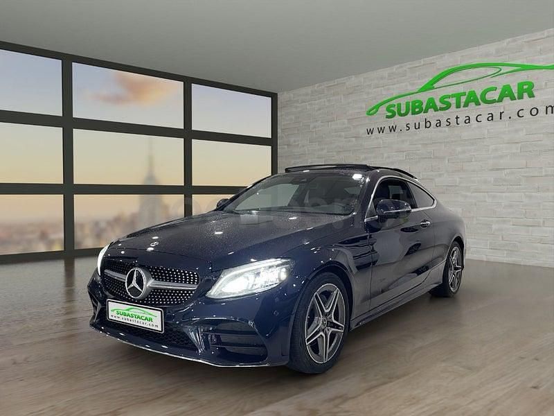 Usado Mercedes C200 184 CV (135 kW) 2021 Azul Coupe