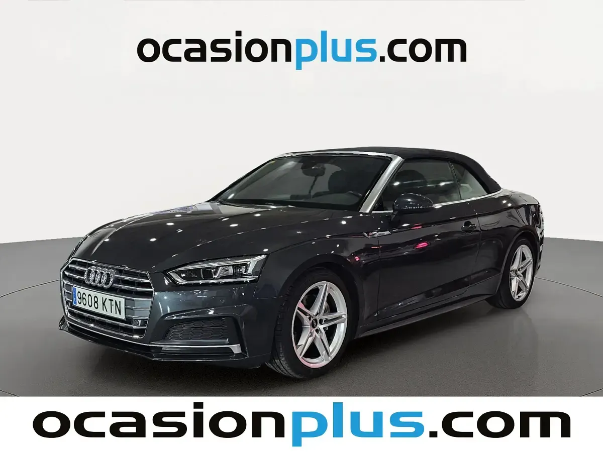Usado Audi A5 Cabriolet S-Line 190 CV (139 kW) 2019 Gris Descapotable