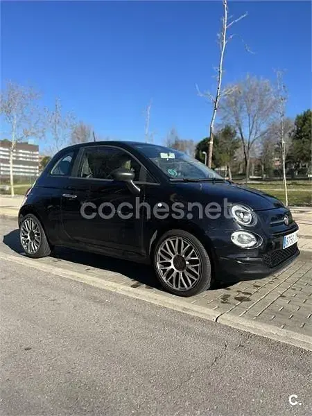Usado Fiat 500 69 CV (50 kW) 2017 Negro Berlina