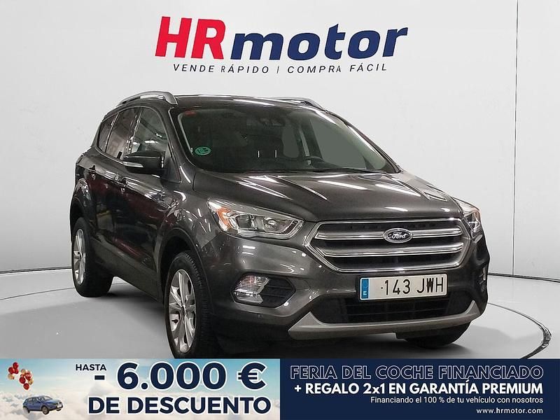 Gris Usado 2017 Ford Kuga Titanium SUV | 13.900 € (Buen precio) - Imagen 1/4