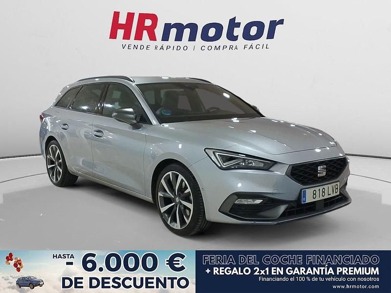 Gris Usado 2021 Seat Leon FR Familiar | 21.890 € (Un poco caro) - Imagen 1/4