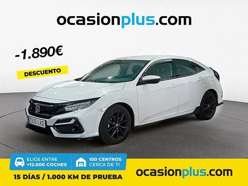 Blanco Usado 2020 Honda Civic Sport Berlina | 20.800 € (Precio justo) - Imagen 1/4