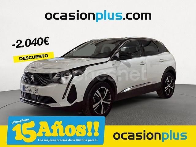 Blanco Usado 2021 Peugeot 3008 GT SUV | 22.450 € (Un poco caro) - Imagen 1/4