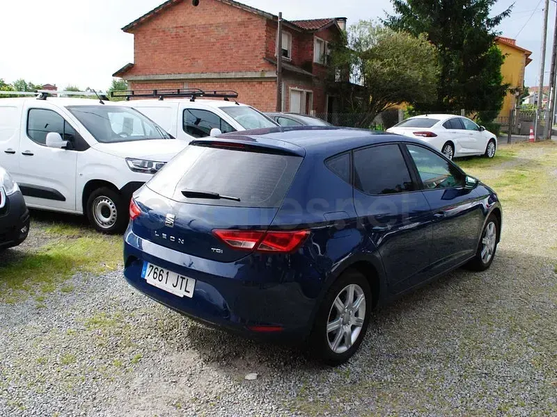 Usado Seat Leon Reference 90 CV (66 kW) 2016 Azul Berlina