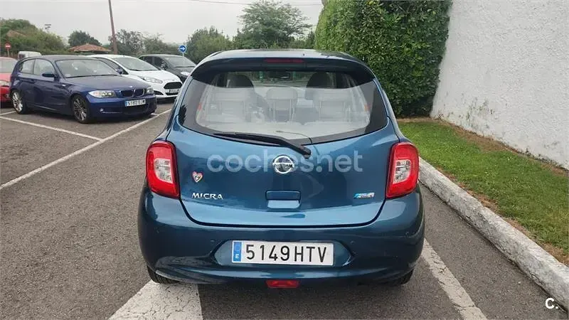 Usado Nissan Micra Tekna 98 CV (72 kW) 2013 Verde Utilitario