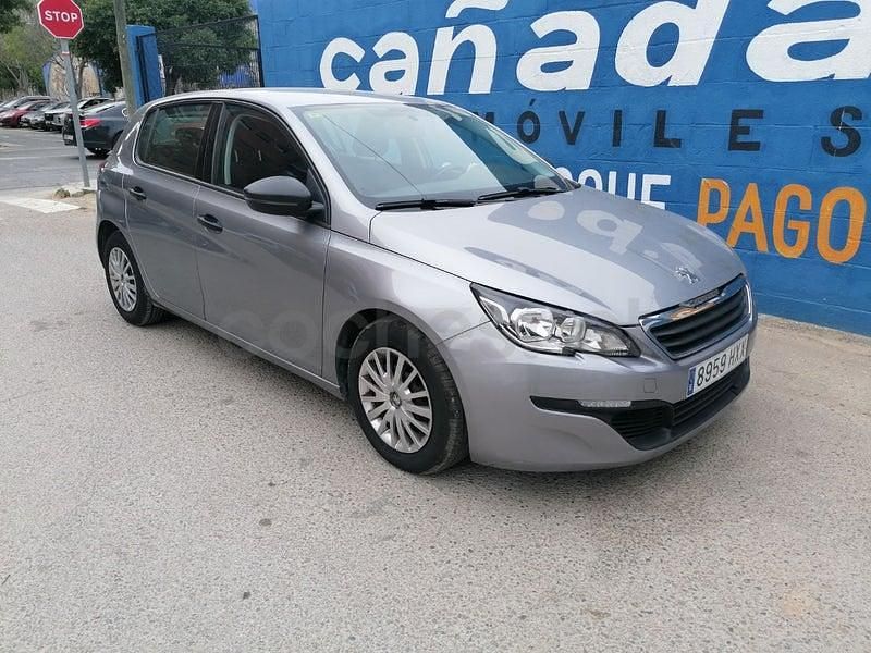 Usado Peugeot 308 Access 92 CV (67 kW) 2014 Gris / plata Berlina