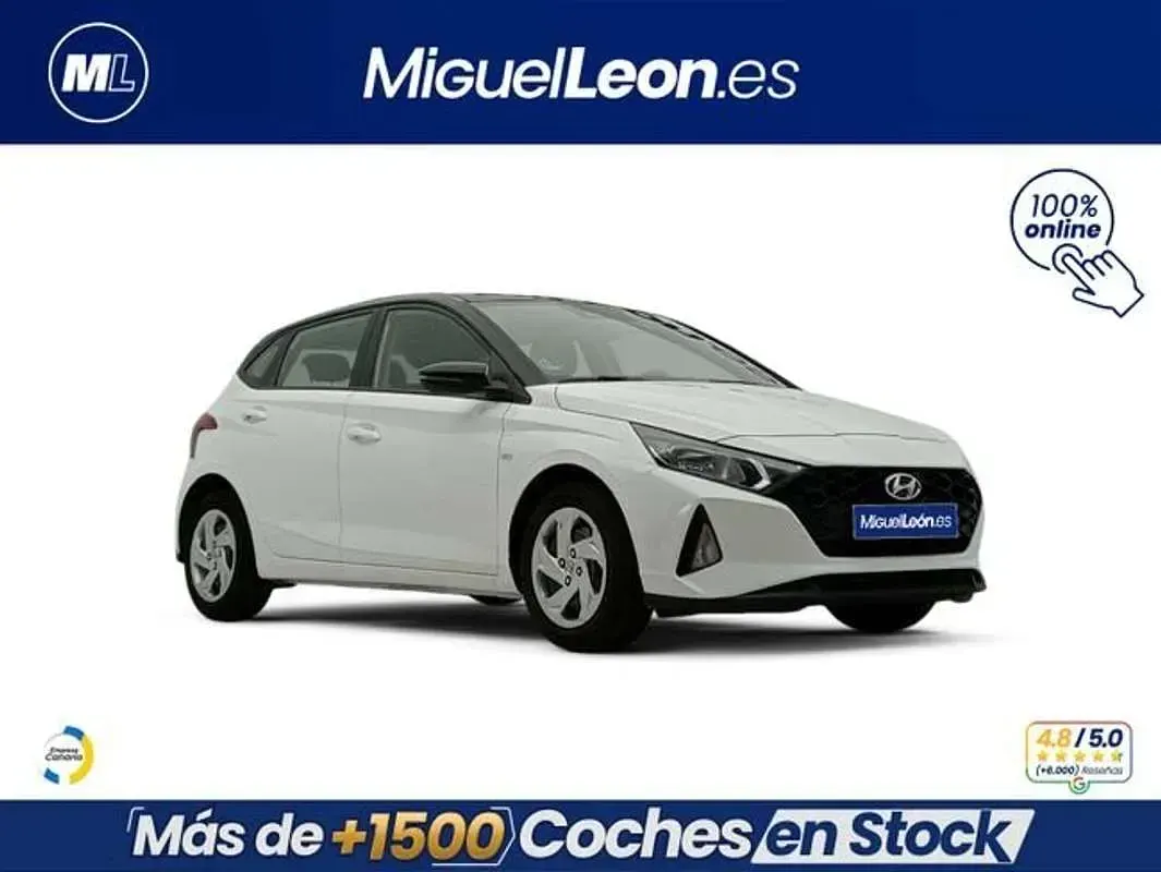 Usado Hyundai i20 101 CV (74 kW) 2021 Blanco Utilitario