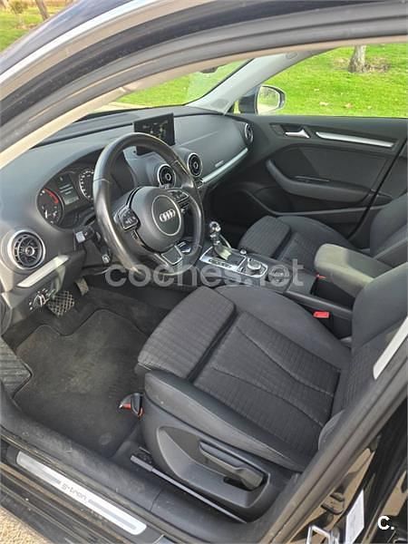 Usado Audi A3 110 CV (80 kW) 2015 Negro Berlina