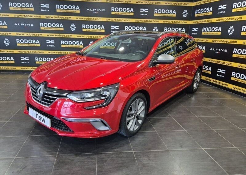 Rojo Usado 2018 Renault Mégane GT Line GT-Line Familiar | 14.900 € (Un poco caro) - Imagen 1/4