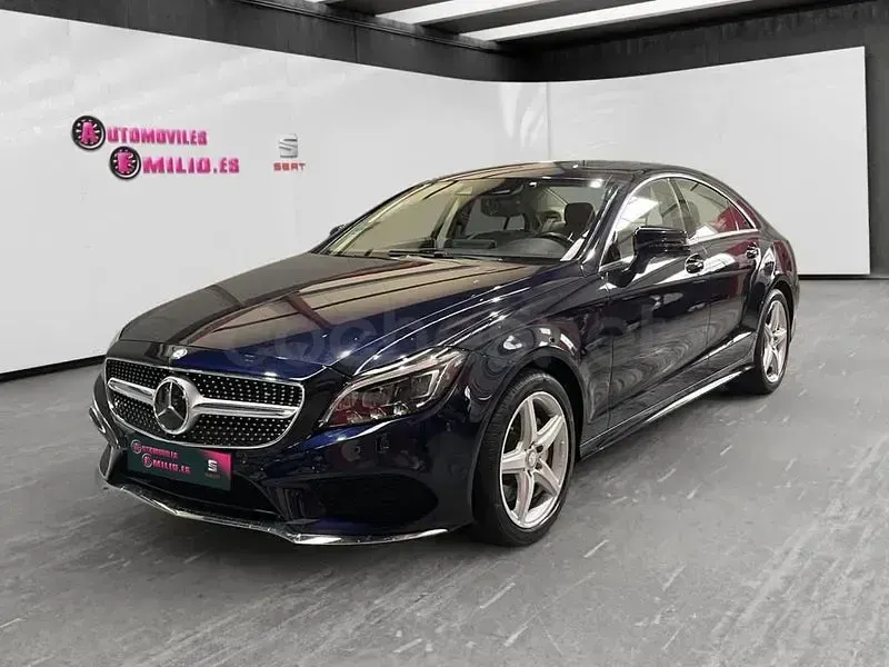 Usado Mercedes CLS350 258 CV (189 kW) 2015 Azul Berlina