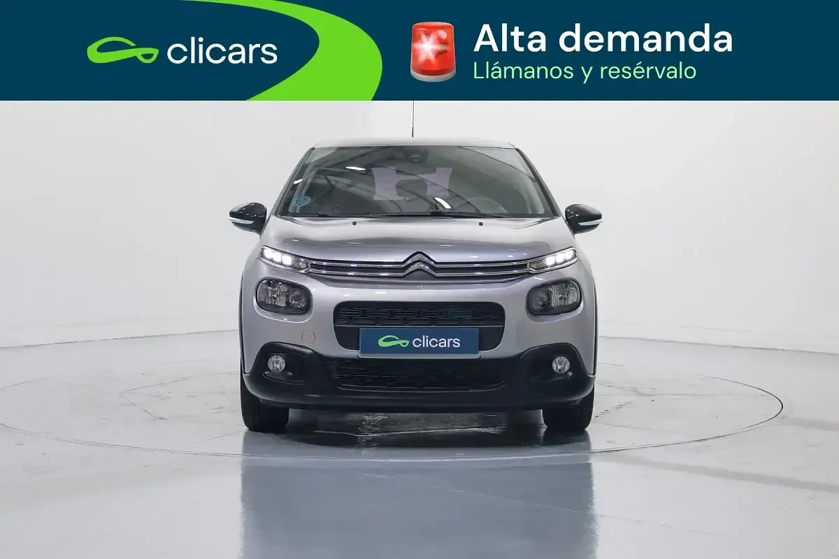 Usado Citroën C3 Feel 83 CV (61 kW) 2019 Gris / plata Utilitario