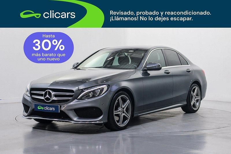 Usado Mercedes C220 170 CV (125 kW) 2017 Gris Berlina