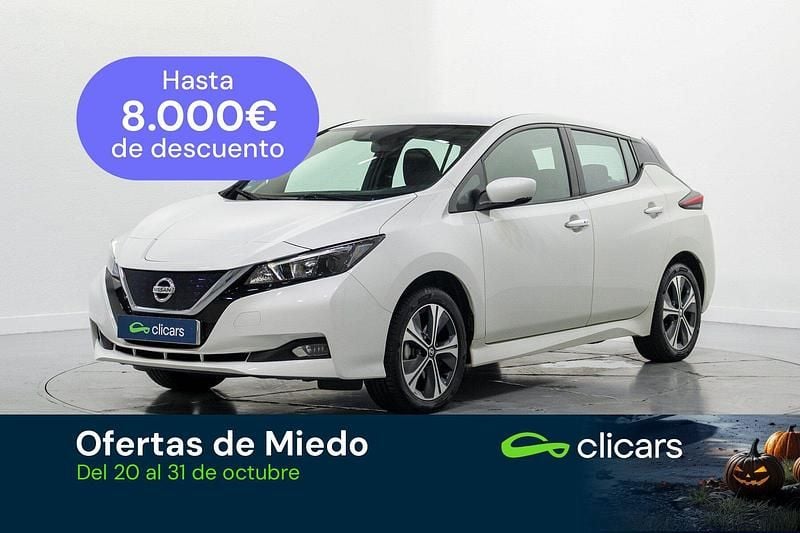 Blanco Usado 2021 Nissan Leaf Acenta Utilitario | 15.390 € (Buen precio) - Imagen 1/4