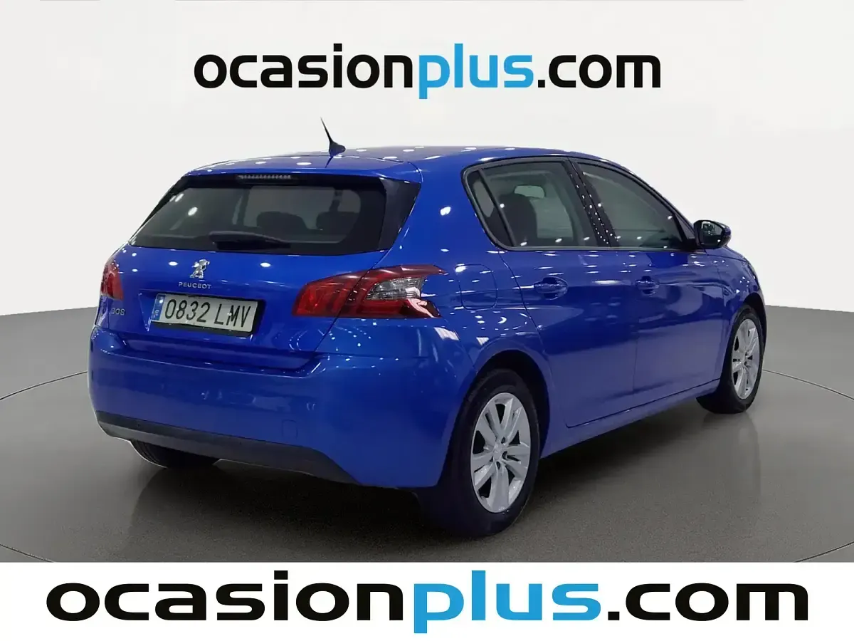 Usado Peugeot 308 Active 130 CV (95 kW) 2021 Azul