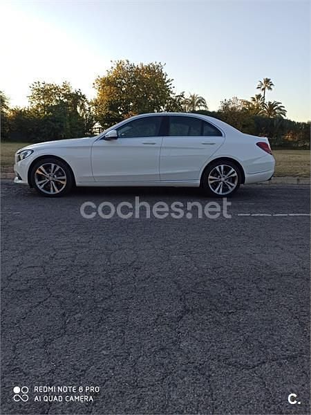 Usado Mercedes C220 Avantgarde 170 CV (125 kW) 2015 Gris / plata Berlina
