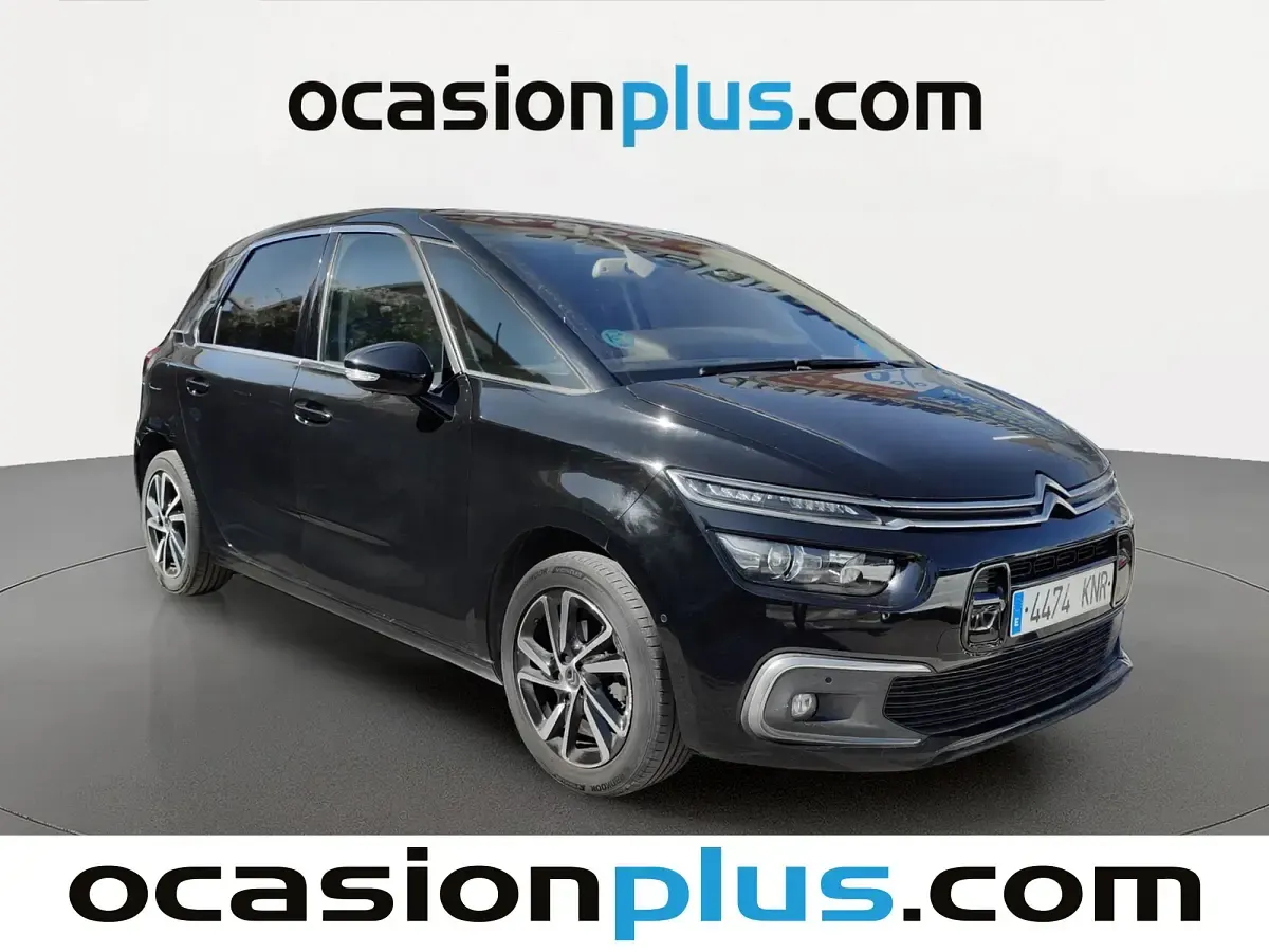 Usado Citroën C4 Picasso PureTech 131 CV (96 kW) 2018 Negro Monovolumen